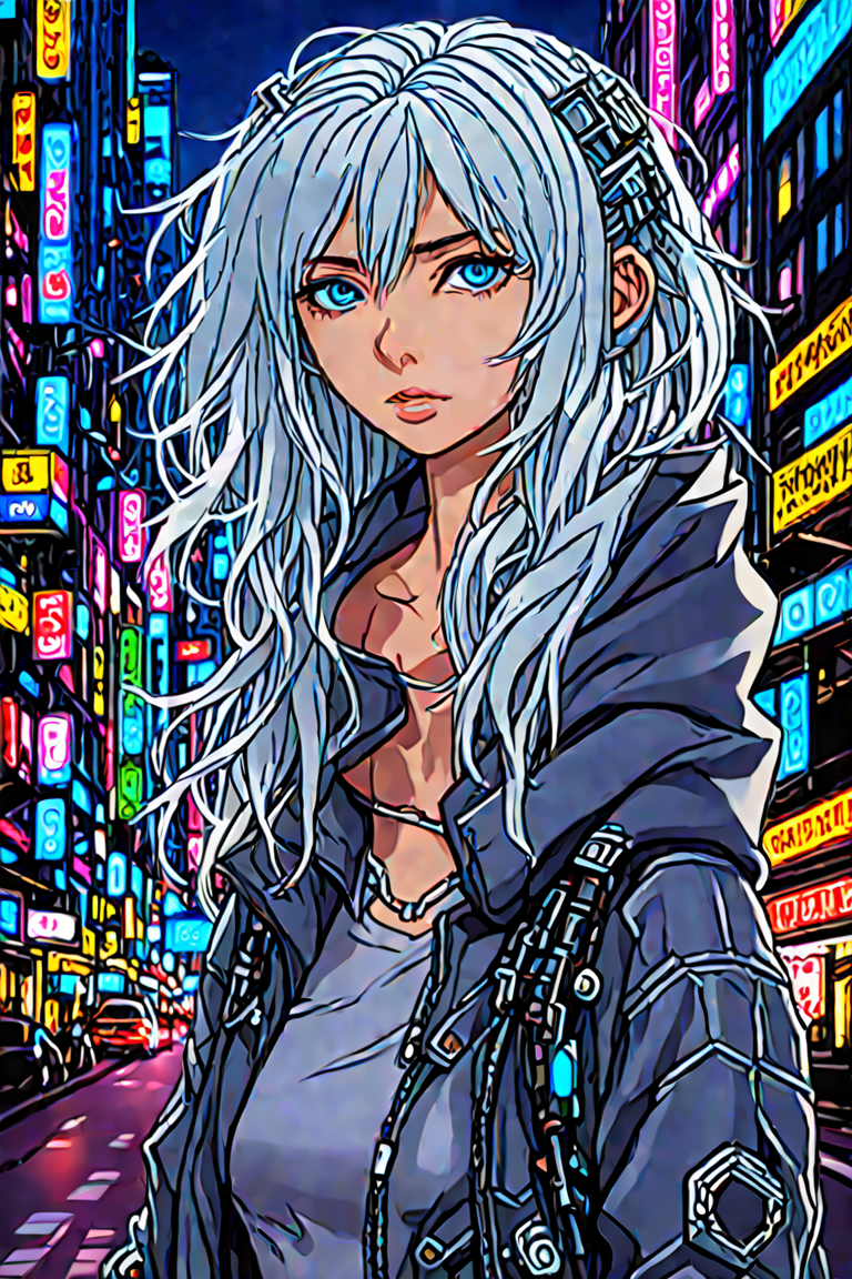 动漫 — 赛博女孩