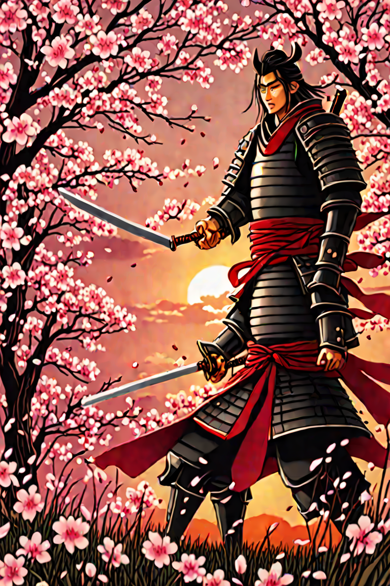 动漫 — 樱花武士